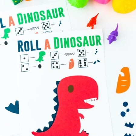 Roll the dinosaur game with prizes