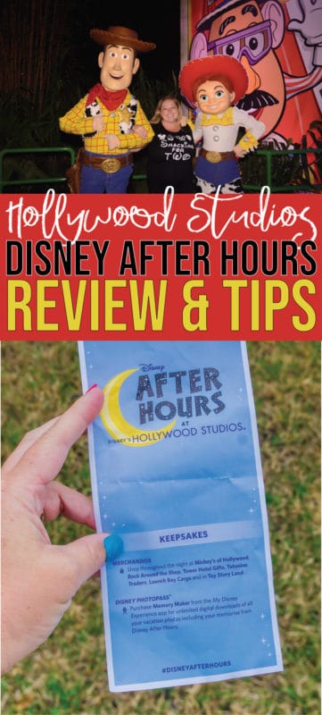 Everything you need to know about Disney After Hours 2019! Which rides are available, how much it costs, dates, characters you can meet, and more! And a full review and breakdown of each event at Hollywood Studios, Magic Kingdom, and Animal Kingdom!