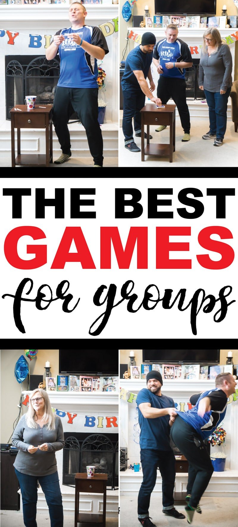 Awesome party games for adults, teens, or for adults (without the drinking!). Great for birthday parties, Christmas, or for a family reunion! Funny group games that everyone will love!