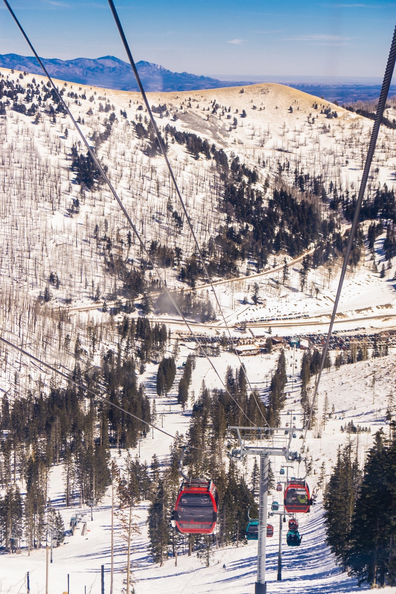 Views from the Ski Apache Ruidoso gondola