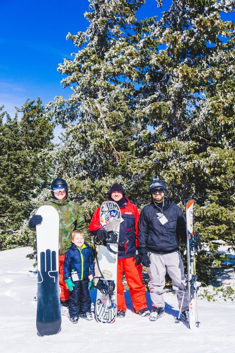 Snowboarders at Ski Apache Ruidoso