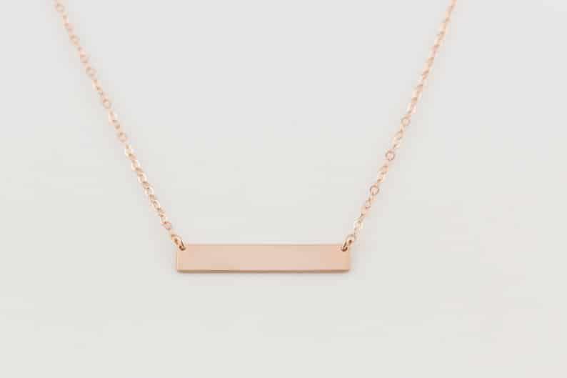 Necklaces as unique bridesmaid gifts