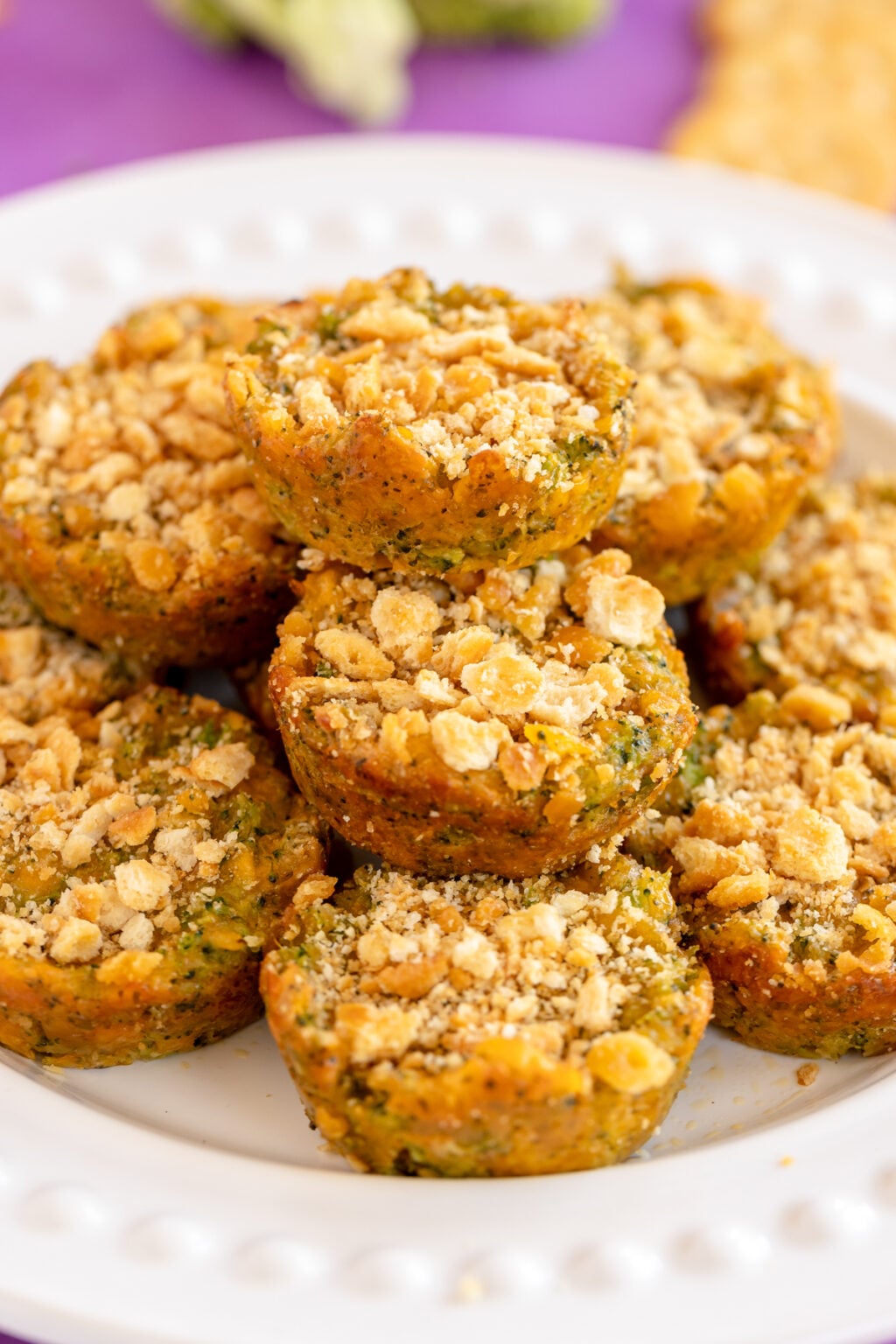 Baked Broccoli Cheese Bites Recipe 5 Ingredients Play Party Plan