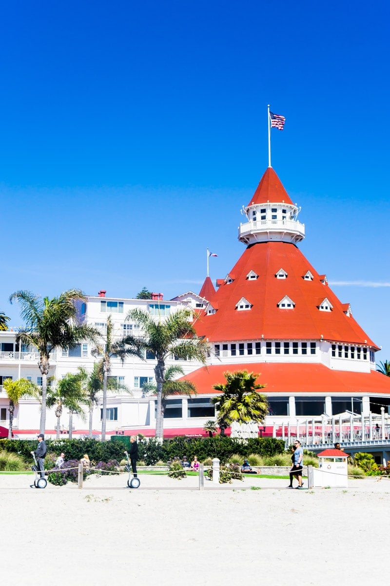 Hotel Coronado seen during a Pack Up and Go trip