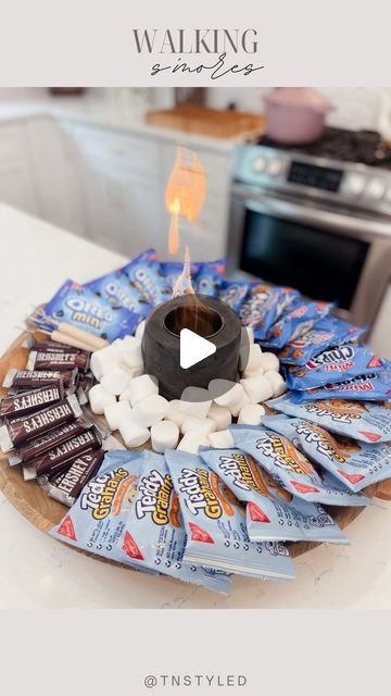 walking s'mores bar