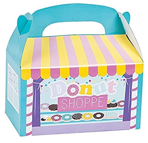 Donut party favor box