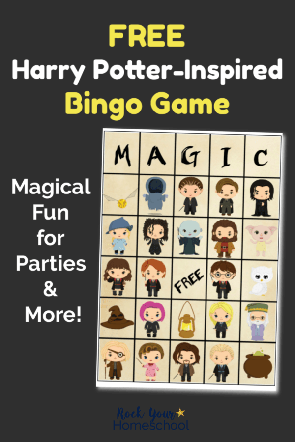 Bingo and other Harry Potter games