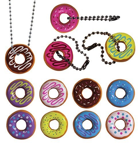 Donut party necklaces