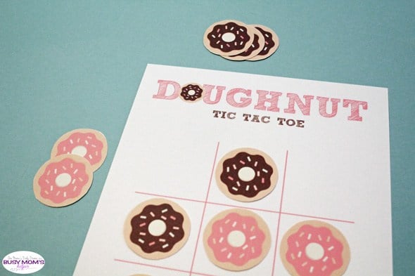 Donut party tic tac toe game