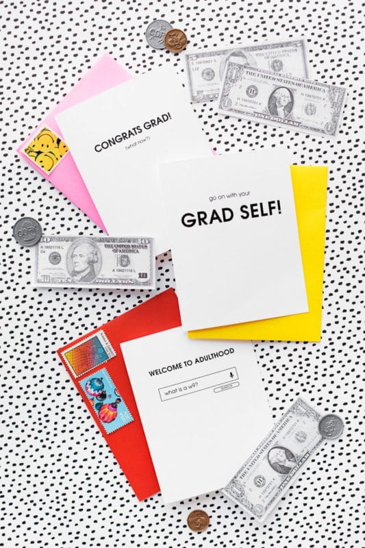 Welcome to adulthood cards and other graduation gifts