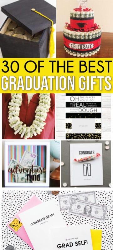 The best graduation gift ideas ever! The ultimate collection of high school and college graduation gift ideas for girls, for boys, for friends, and even for boyfriend! Tons of great inexpensive gifts and fun ways to gift money or gift cards!