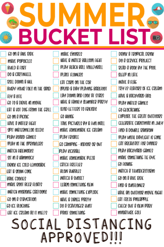 120 Fun Summer Bucket List Ideas for 2023 Play Party Plan