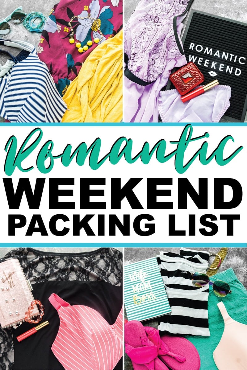 The perfect weekend packing list for a 3 day spring or summer romantic weekend getaway! Ideal if you want to travel light and are going the city, mountains, or even on a road trip!