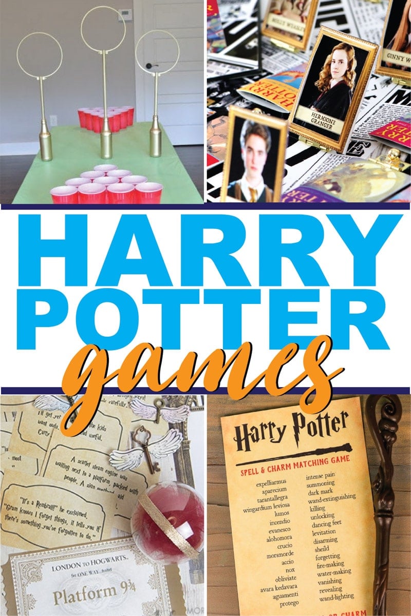 Awesome Harry Potter games for your next Harry Potter party! Activities for kids, for teens, and even for adults that you can DIY or just print and play. Everything from minute to win it games to board games and even printable quizzes! Perfect for Harry Potter fans!