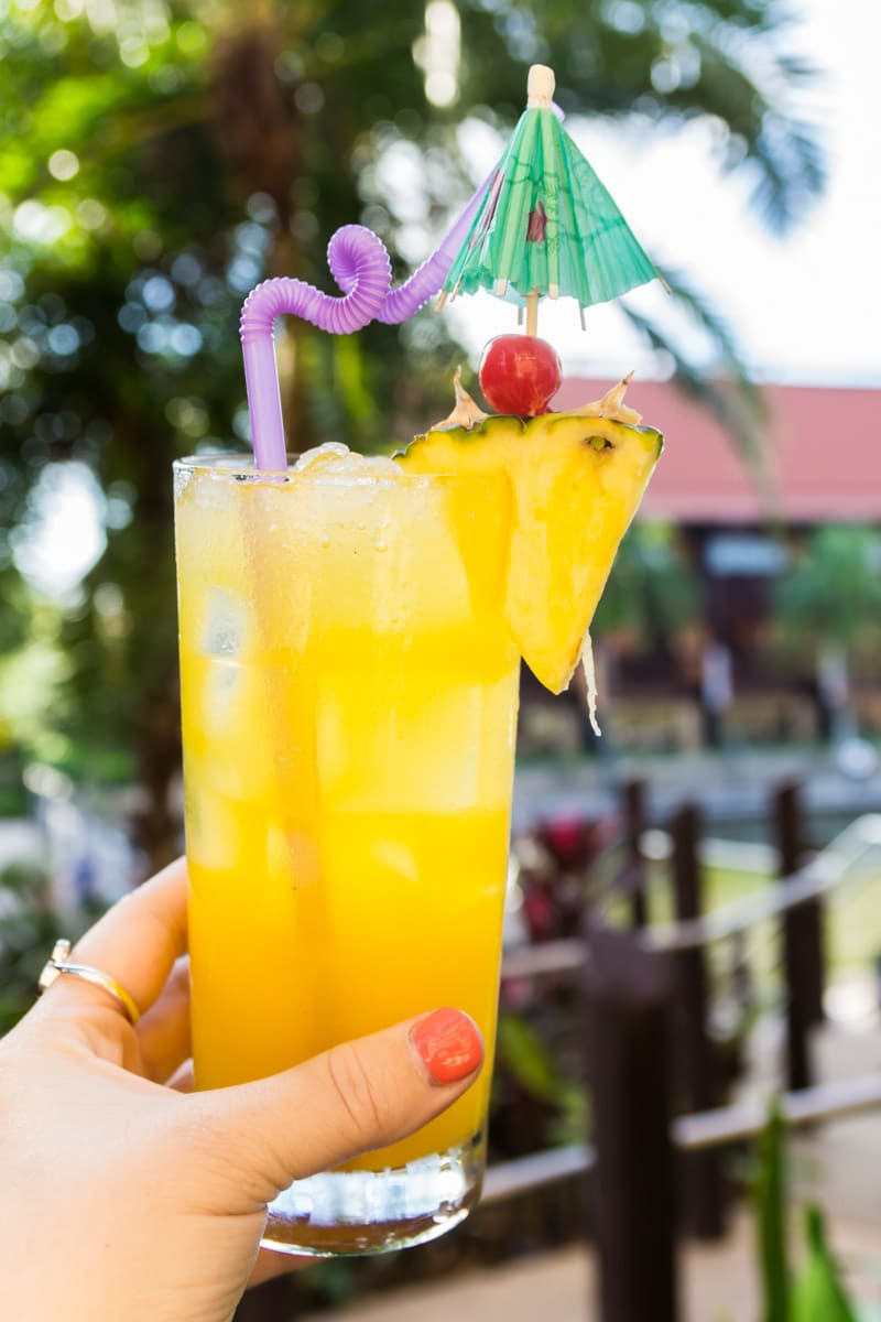 Drinks at one of the best Disney World restaurants