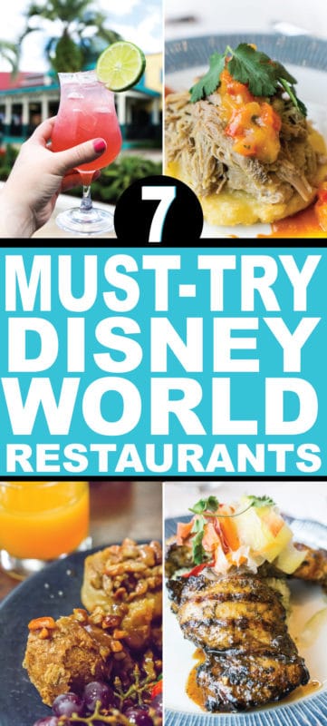 A great list of the best Disney World table service restaurants for adults with must-eat items from the menus, whether they take dining plan or not, info about what’s on the menu, and more! You’ve gotta try all of these restaurants at least once!