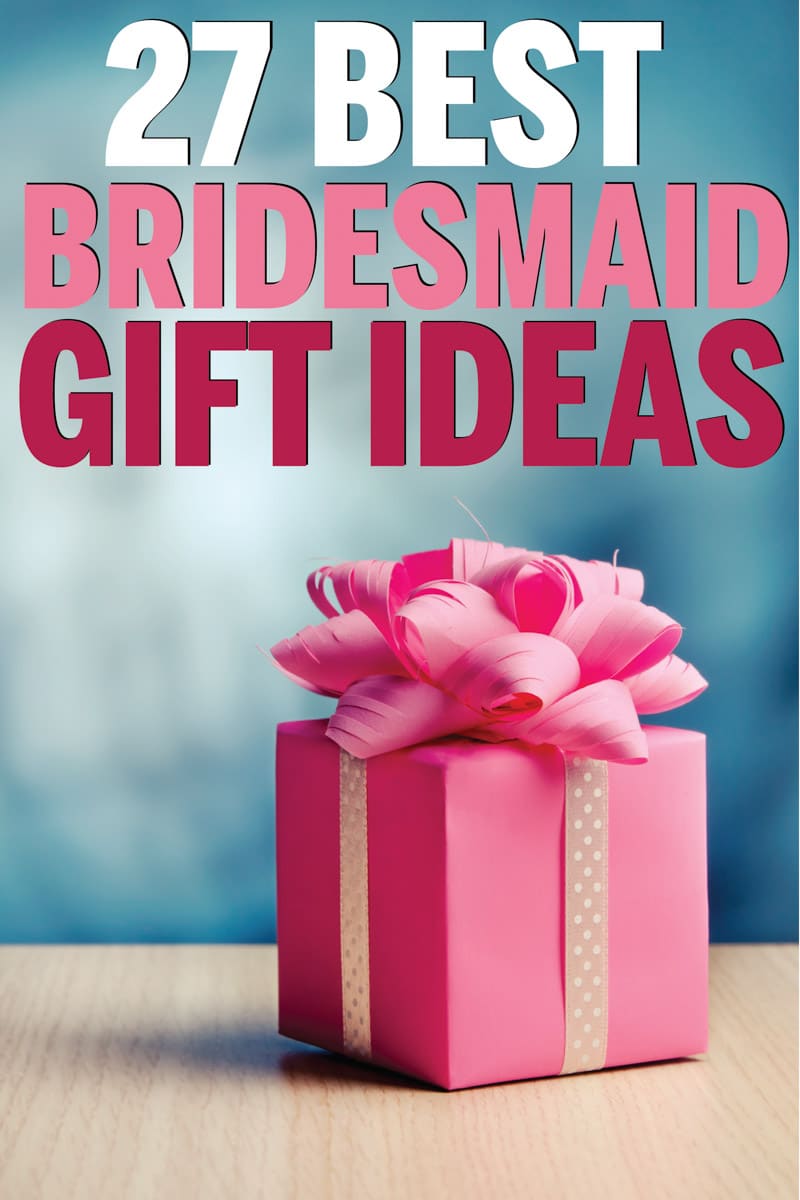 The best bridesmaid gifts from bride and gifts to ask will you be my bridesmaid. Everything from DIY gif ideas to unique ones that are both cheap and useful! Perfect for anyone looking for something personalized and inexpensive but still sentimental! 