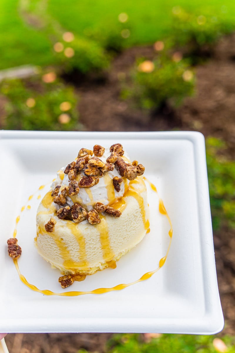 Maple bourbon cheesecake at the Epcot Food and Wine Festival