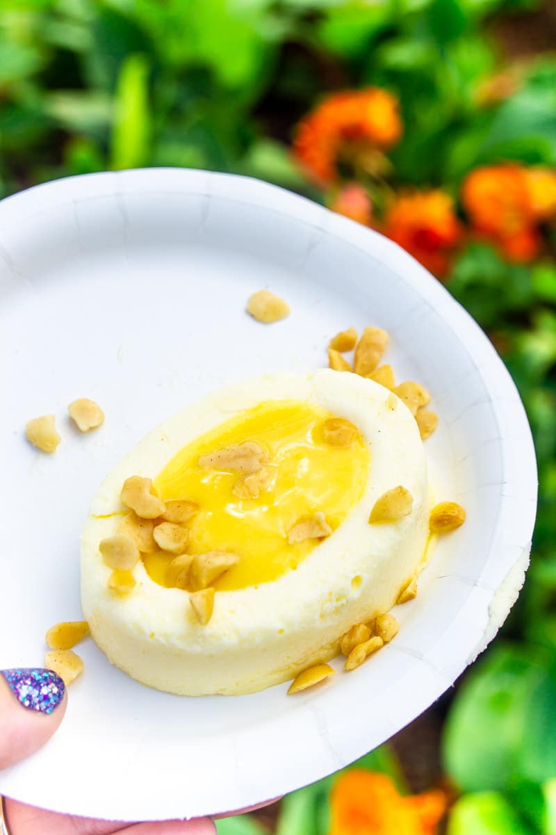 Passion fruit cheesecake at the Epcot food and wine festival 2019
