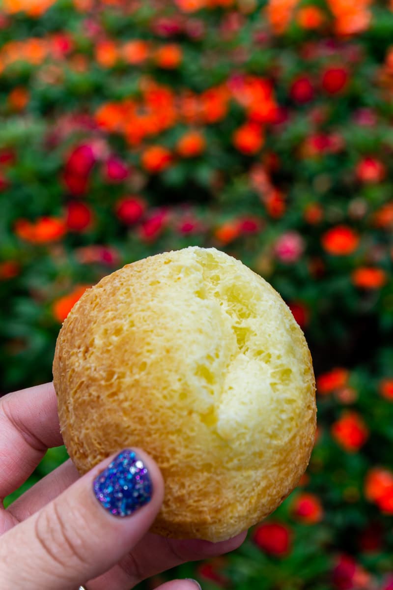 Brazilian cheese bread from Epcot food and wine festival