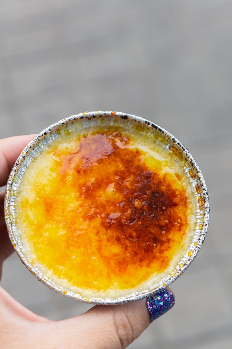 Creme brulee from Epcot food and wine festival