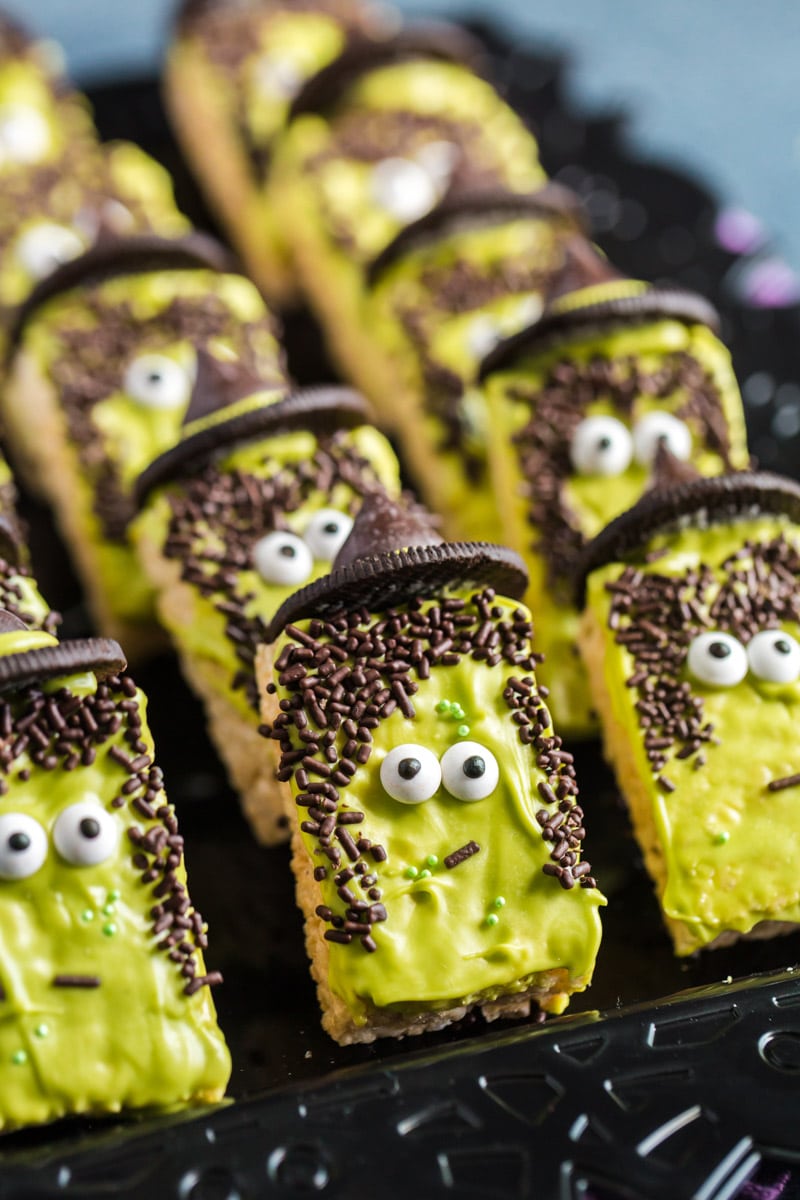 Witch rice krispies and other Halloween party food ideas