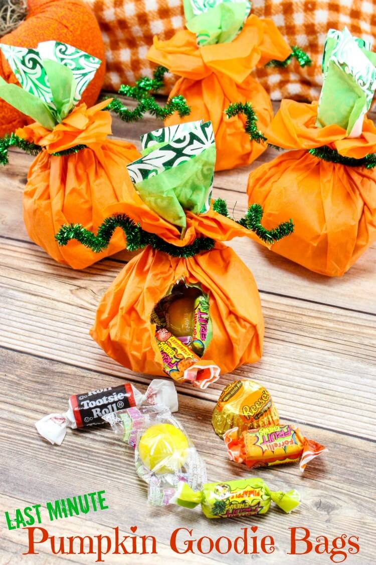 Pumpkin goodie bags