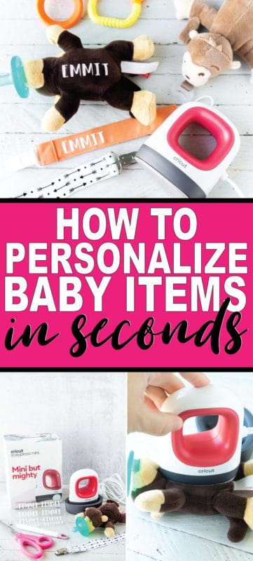 How to personalize baby items with the Cricut EasyPress Mini