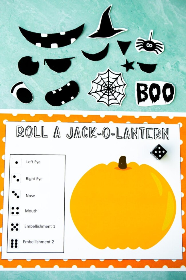 Free Printable Roll A Jack O Lantern Dice Game Play Party Plan