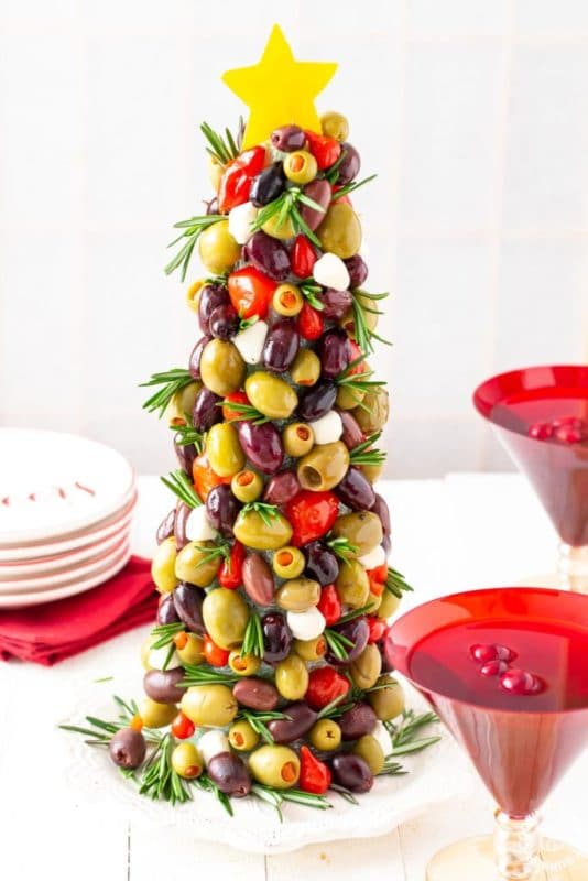 Olive Christmas appetizers