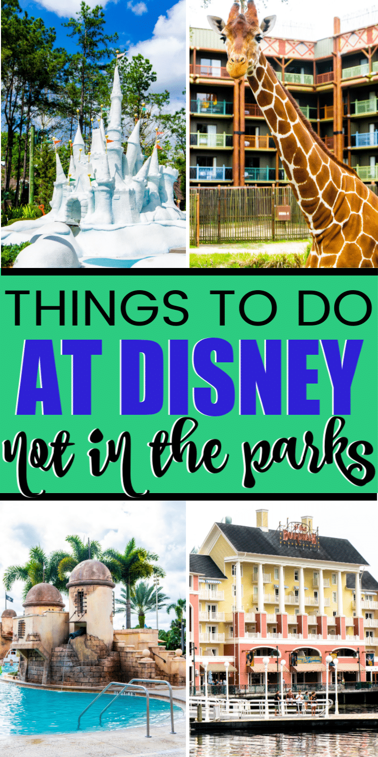 Best things to do at Disney World outside of the parks! Great ideas for kids, for teens, and even secret items for adults! Add these to your Disney bucket lists for sure!