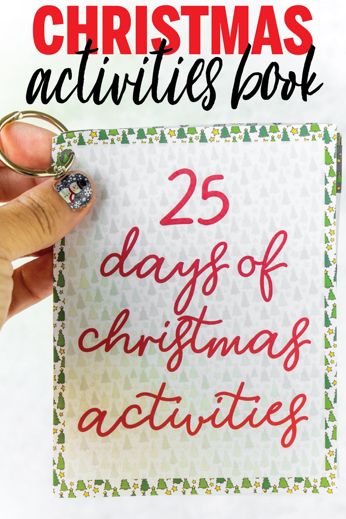 Free printable Christmas activities for families book! Perfect for kids, for teens, and even for adults or couples with no kids! Over 100 fun activities to do during the Christmas season - one to choose each day like a Christmas activities countdown! 