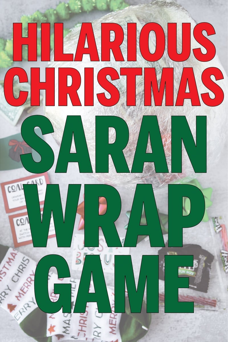 The best Christmas Saran Wrap ball game ever with directions on how to make the ball, what to put in the ball, tons of ideas or prizes, rules, and more! You’ve never played a Saran Wrap game like this! Ideas for kids and adults.