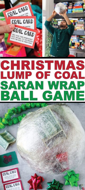 The best Christmas Saran Wrap ball game ever with directions on how to make the ball, what to put in the ball, tons of ideas or prizes, rules, and more! You’ve never played a Saran Wrap game like this! Ideas for kids and adults.