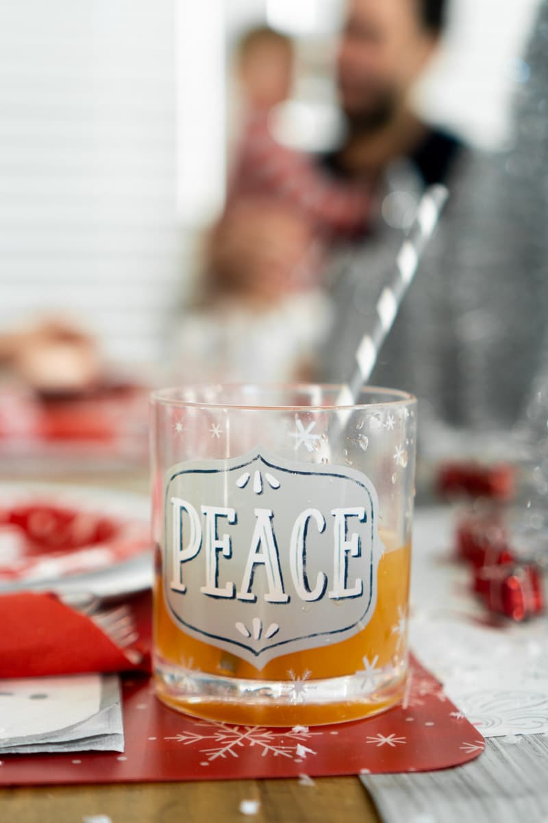 Cup of wassail and Christmas party ideas