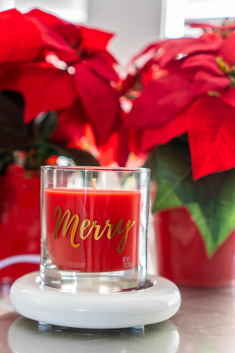 Use candles to add scents to your favorite Christmas party ideas