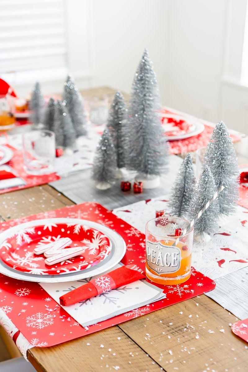 Snowy Christmas party ideas