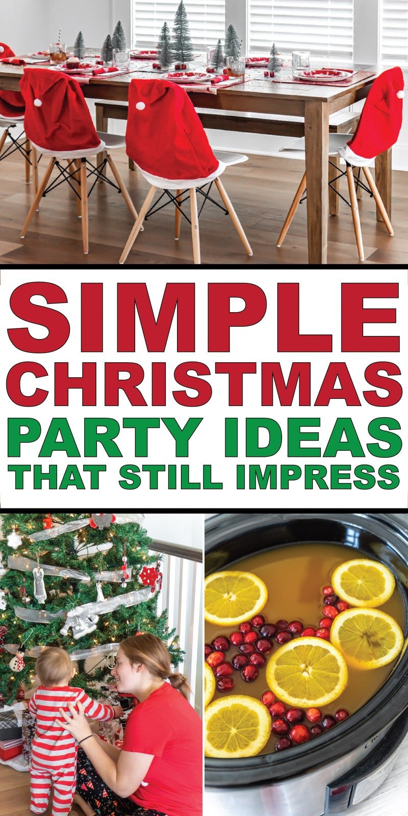 Easy Christmas party ideas for making this holiday season merry and bright! 