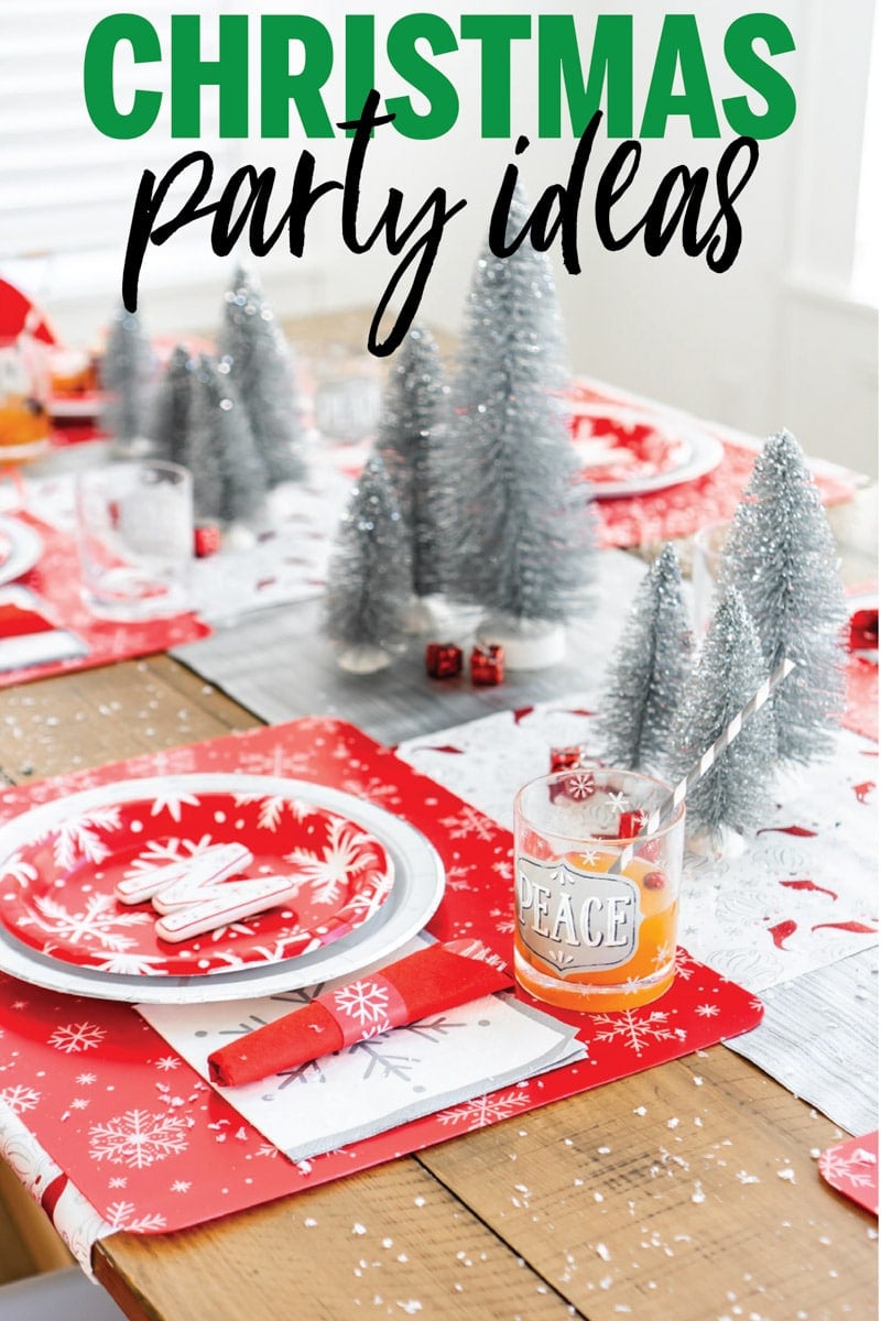 Easy Christmas party ideas for making this holiday season merry and bright! 