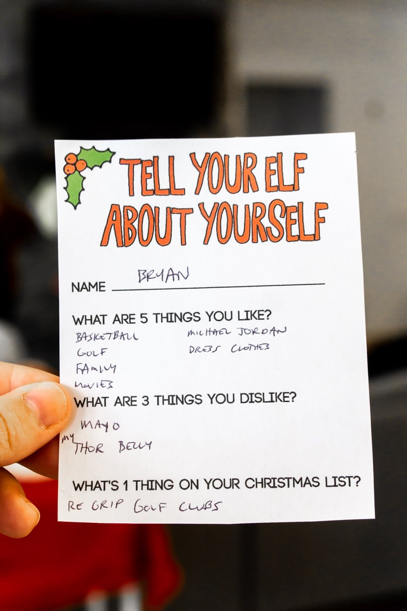 Elf Gift Exchange Game For Christmas Parties - Sunshine and Rainy Days