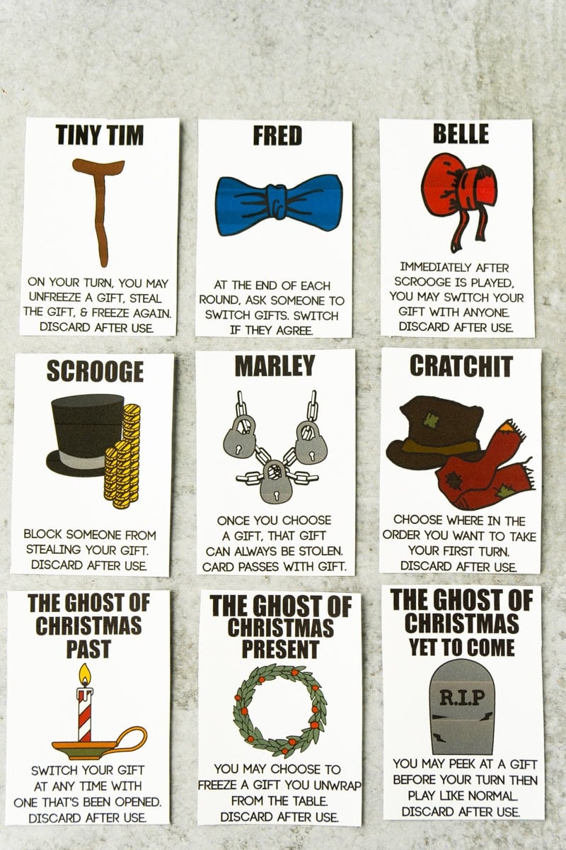 Scrooge Your Neighbor Gift Exchange Game