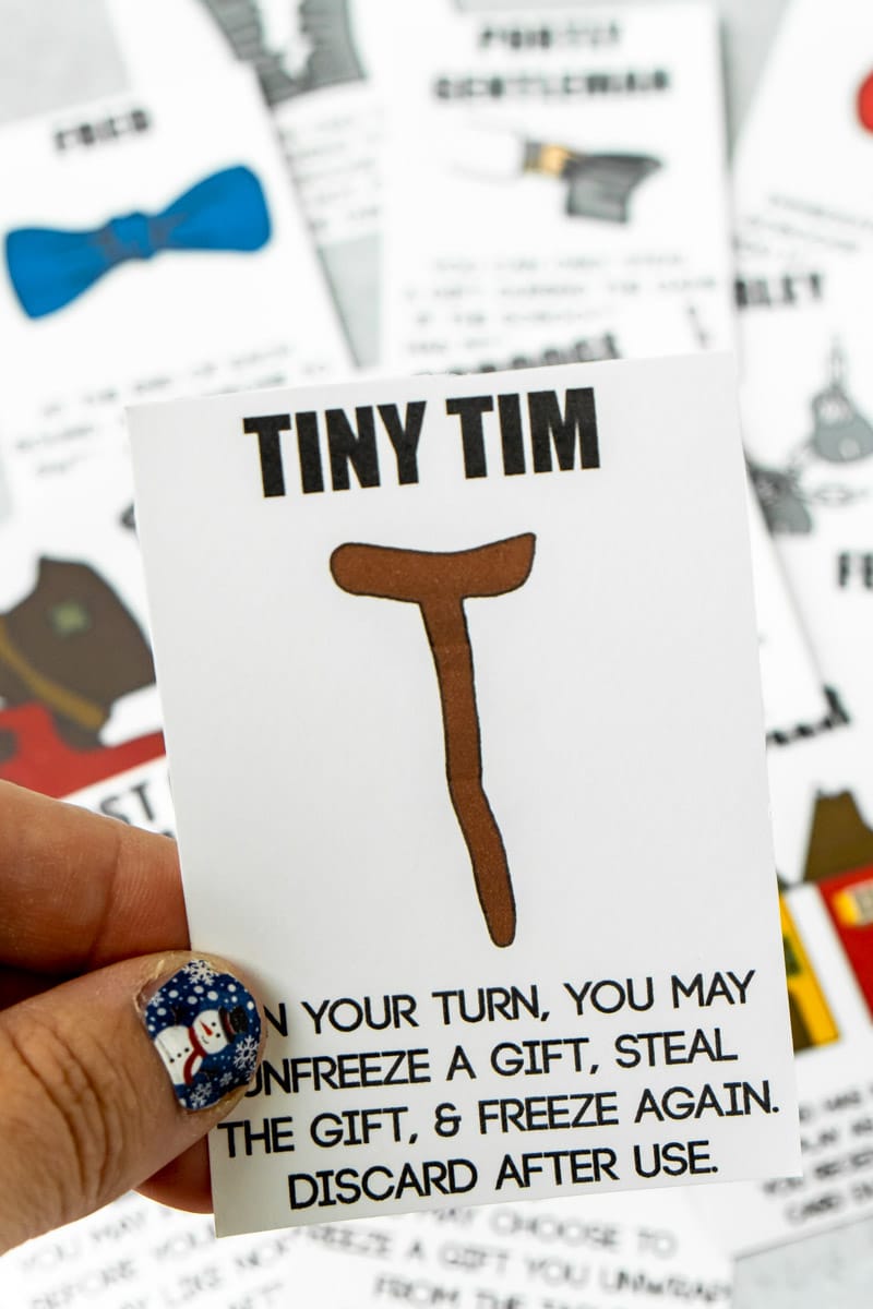 Tiny Tim Scrooge Your Neighbor cards