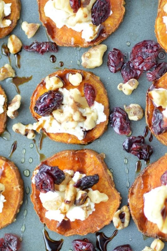 Sweet potatoes make great Christmas appetizers