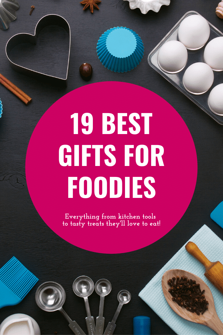 Unique gifts for foodies! Great ideas whether you're shopping for Christmas, birthday, or just a fun gift for a friend!