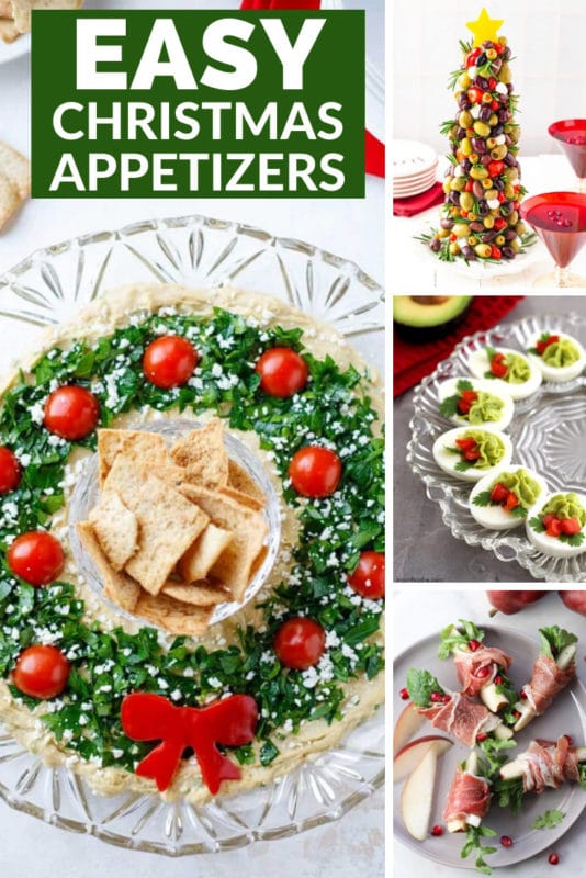 50+ super easy Christmas appetizers that make great finger foods for a party! Everything from make ahead recipes to recipes that are perfect for a crowd! Dips, healthy options, and even kid-friendly options too!