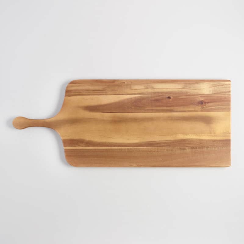 An extra long cheese board is one of the best gifts for foodies