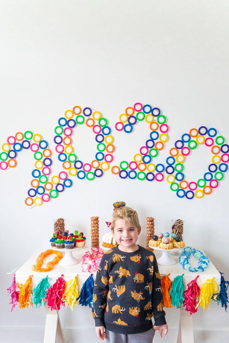Fun backdrop and other new years party ideas