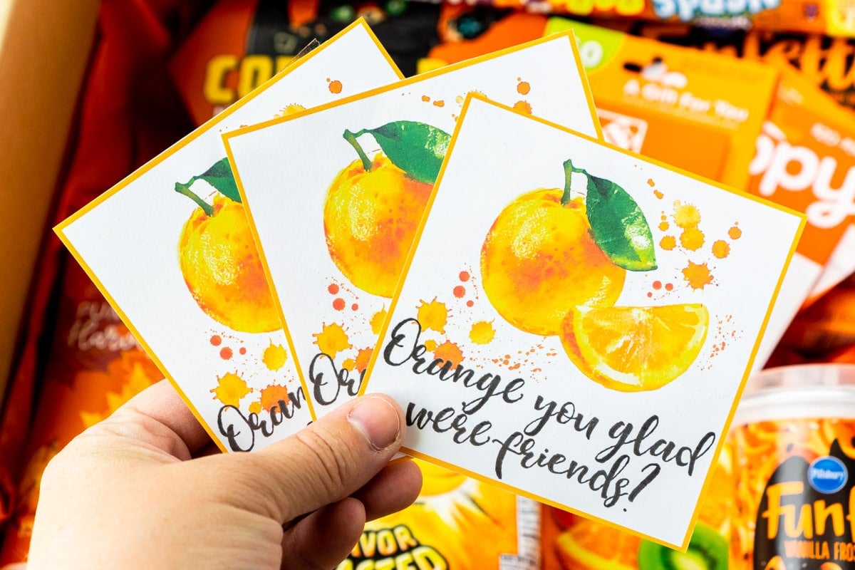 Orange You Glad Printable