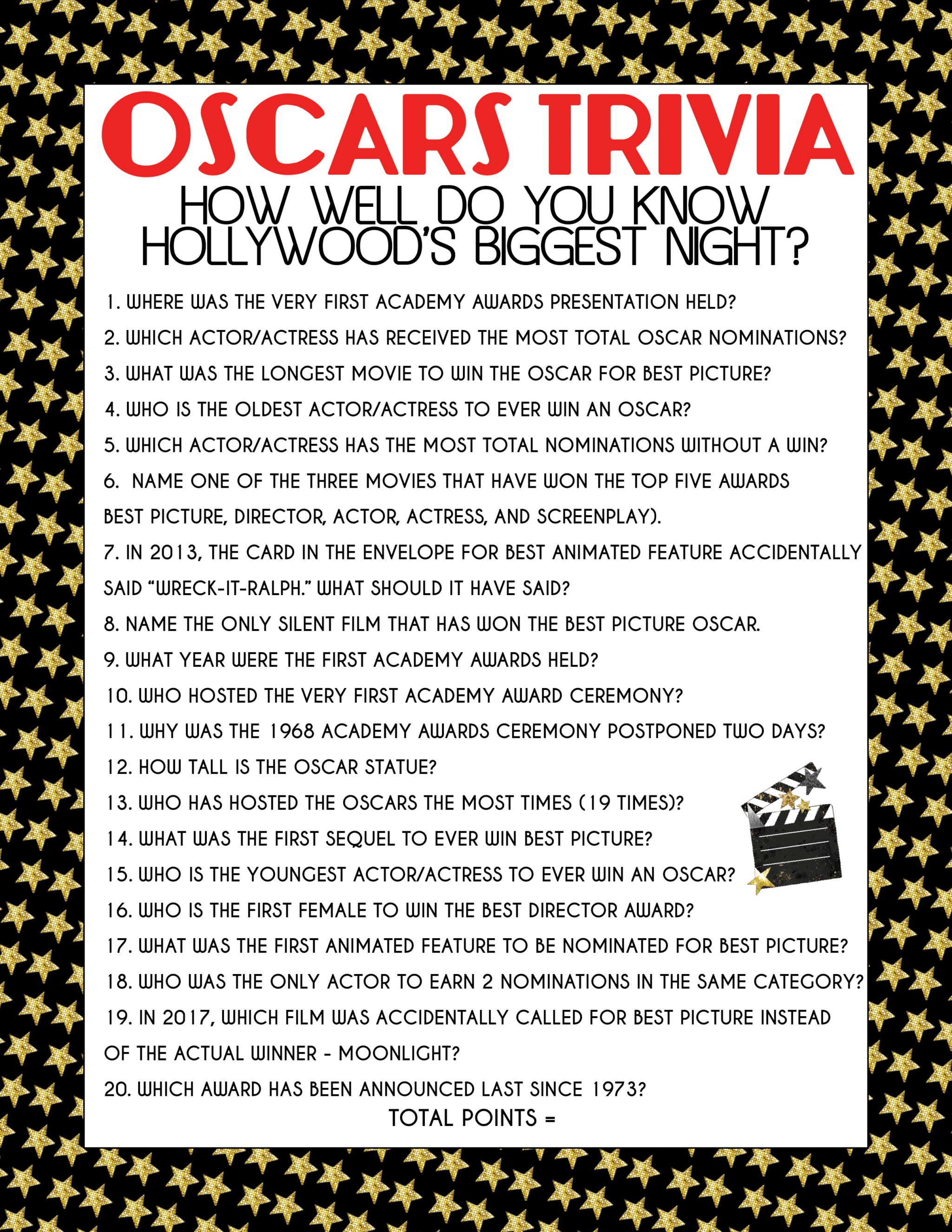 Best Trivia Questions 2024 Andie Blanche
