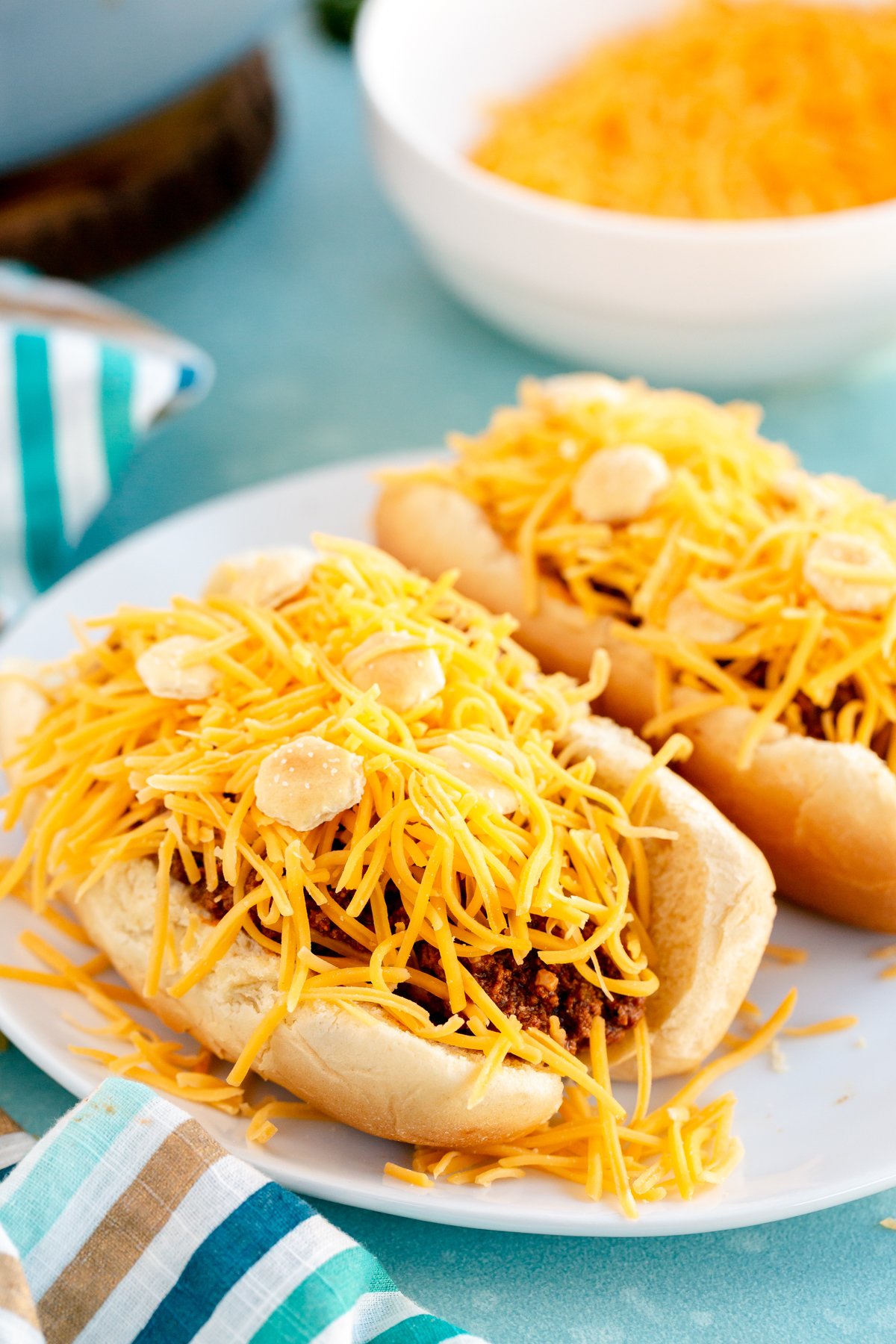 homemade cheese coneys